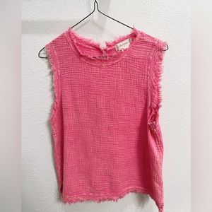 alterd state blouse with cute texture on the sleeves and bottom